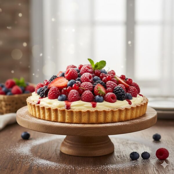 Principal ROJO Tarta de Frutos Rojos y Crema