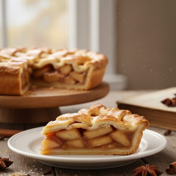Rebanada MANZANA Tarta de Manzana Clásica